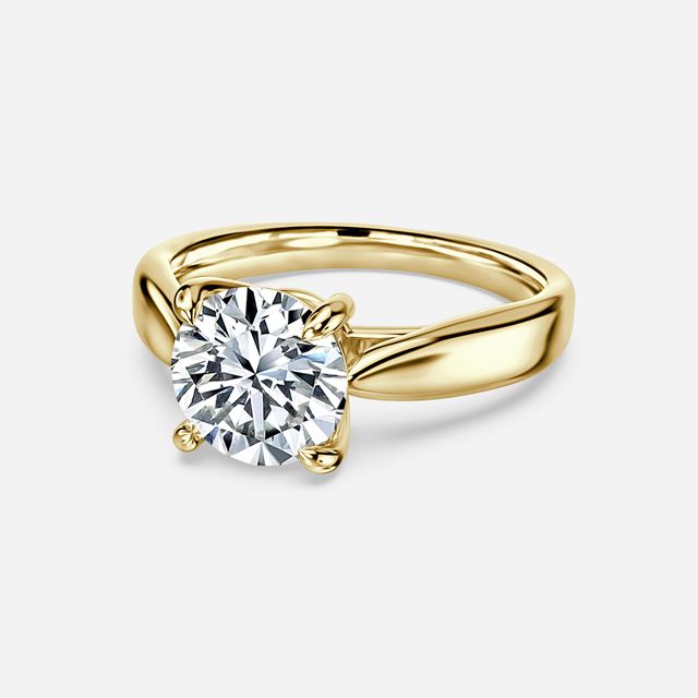 Vera Yellow Gold Engagement Ring