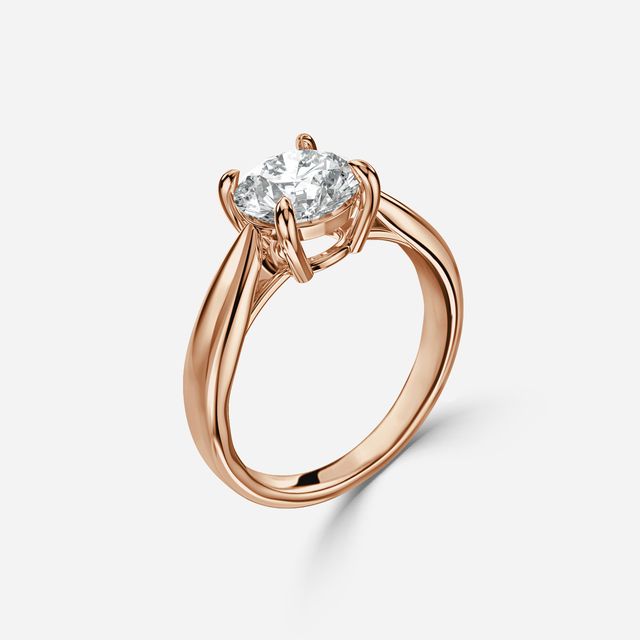Vera Rose Gold Engagement Ring