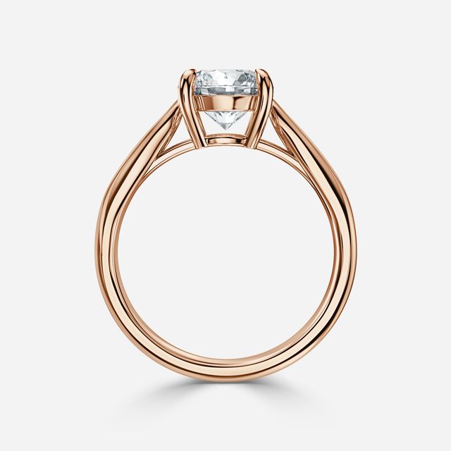 Vera Rose Gold Engagement Ring