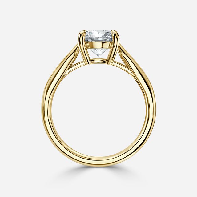 Vera Yellow Gold Engagement Ring