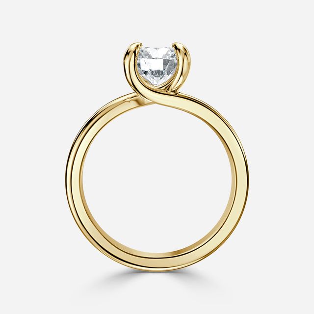 Kiana Yellow Gold Engagement Ring