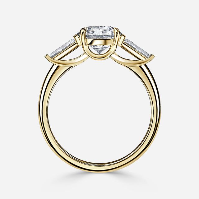 Jemima Yellow Gold Unique Engagement Ring