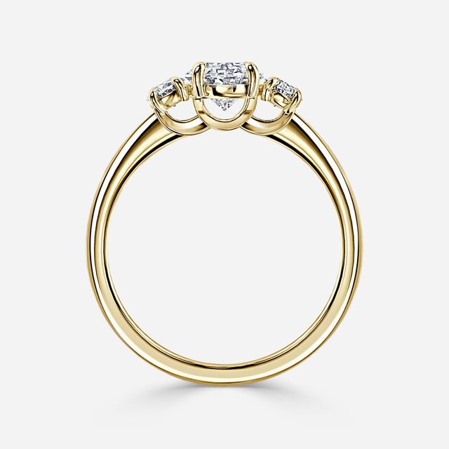 Cairo Yellow Gold Engagement Ring