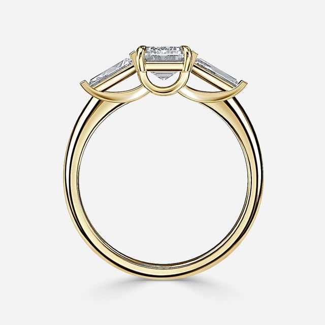 Jemima Yellow Gold Unique Engagement Ring