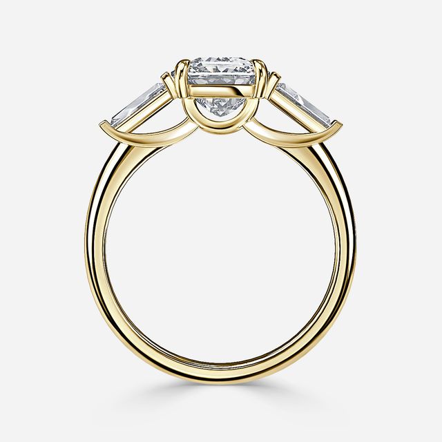 Jemima Yellow Gold Unique Engagement Ring