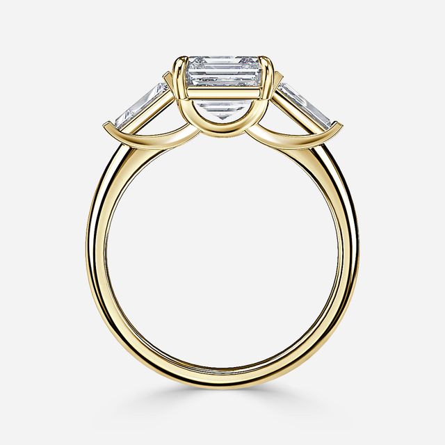 Jemima Yellow Gold Unique Engagement Ring