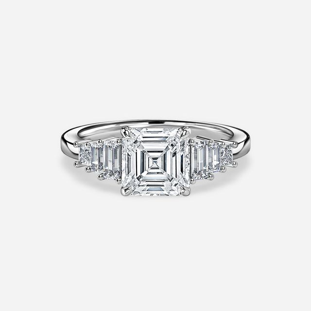 Esme Platinum Trilogy Engagement Ring