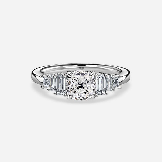 Esme Platinum Trilogy Engagement Ring