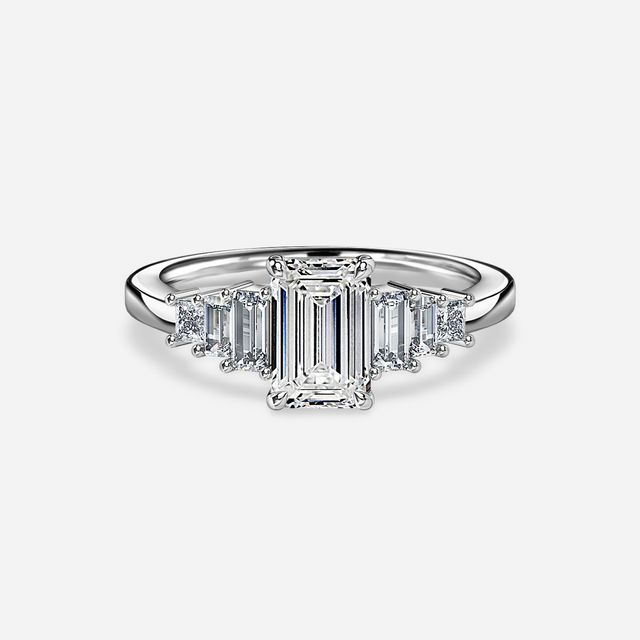 Esme Platinum Trilogy Engagement Ring