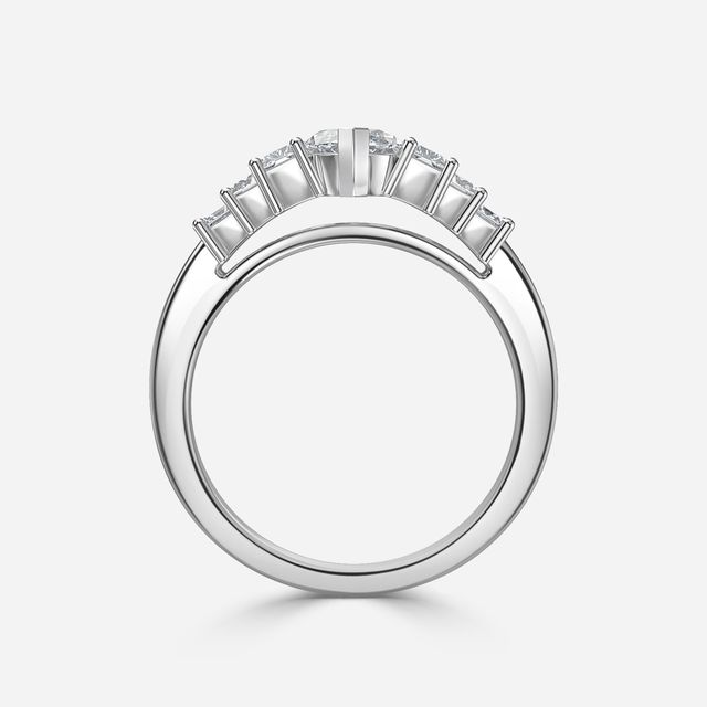Esme Platinum Trilogy Engagement Ring