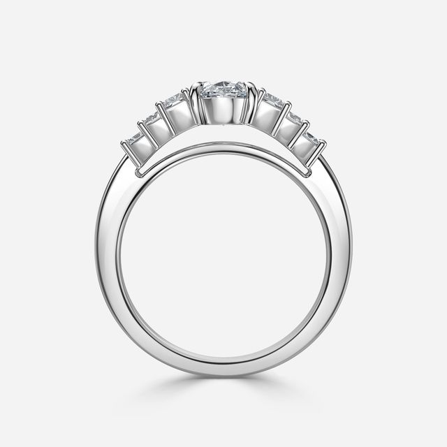 Esme Platinum Trilogy Engagement Ring