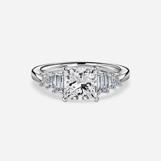 Esme Platinum Trilogy Engagement Ring