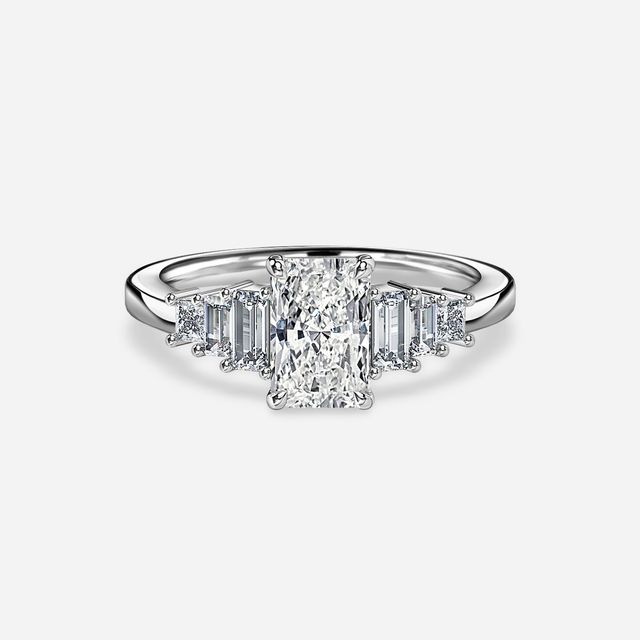 Esme Platinum Trilogy Engagement Ring