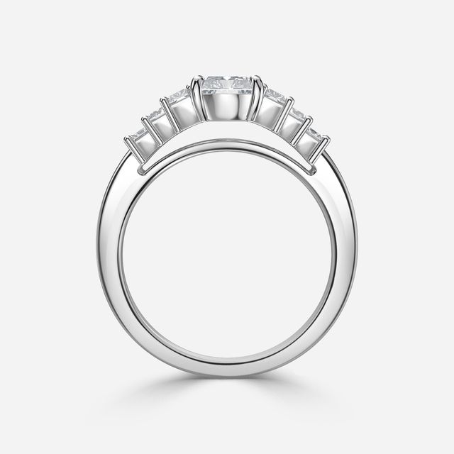 Esme Platinum Trilogy Engagement Ring