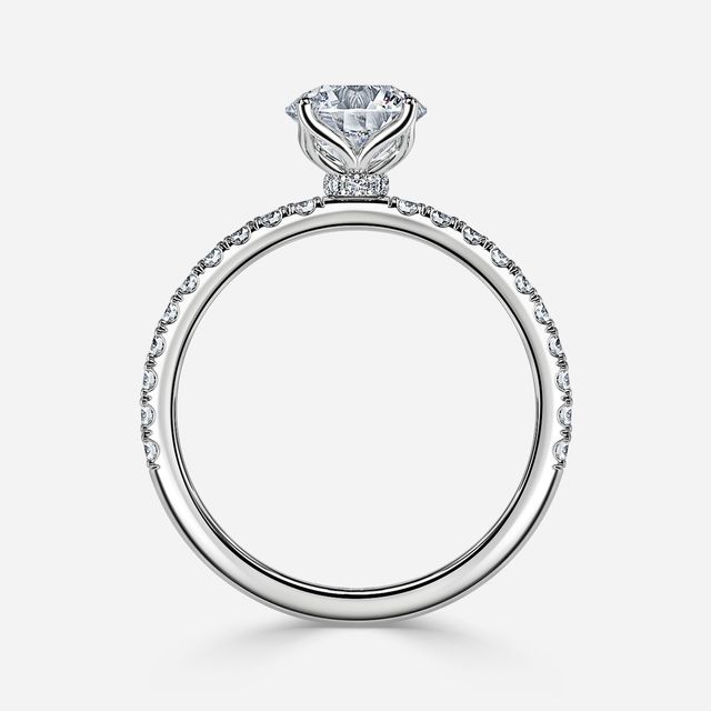 Jennifer White Gold Engagement Ring