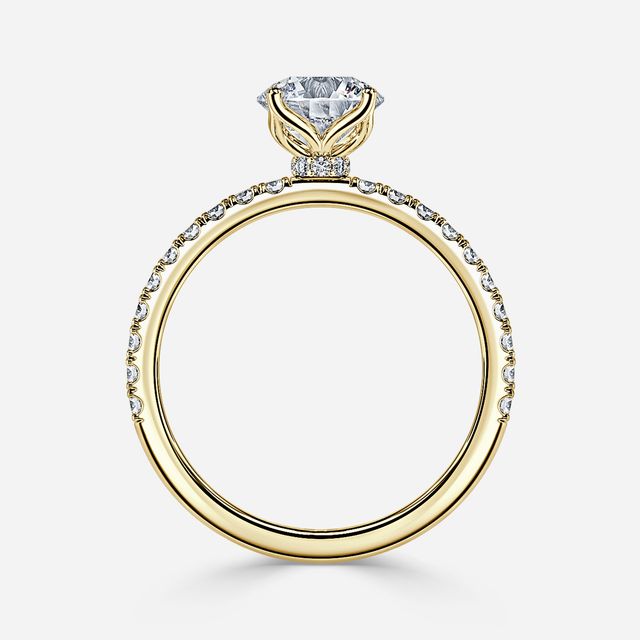 Jennifer Yellow Gold Engagement Ring