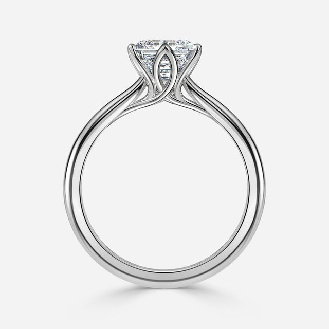 Elswin White Gold Solitaire Engagement Ring