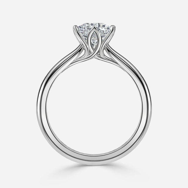 Elswin Platinum Solitaire Engagement Ring
