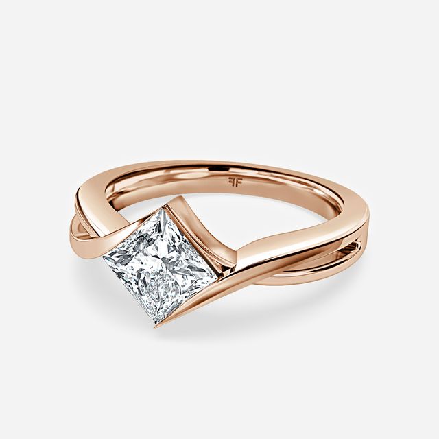 Soraya Rose Gold Engagement Ring