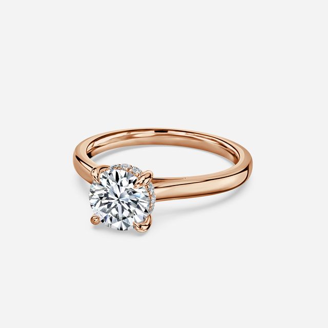 Geraldine Rose Gold Engagement Ring