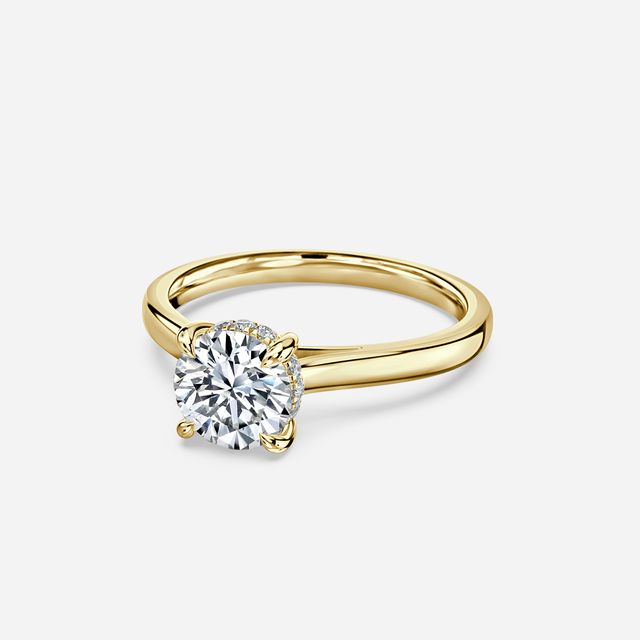 Geraldine Yellow Gold Engagement Ring