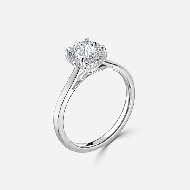 Geraldine White Gold Engagement Ring