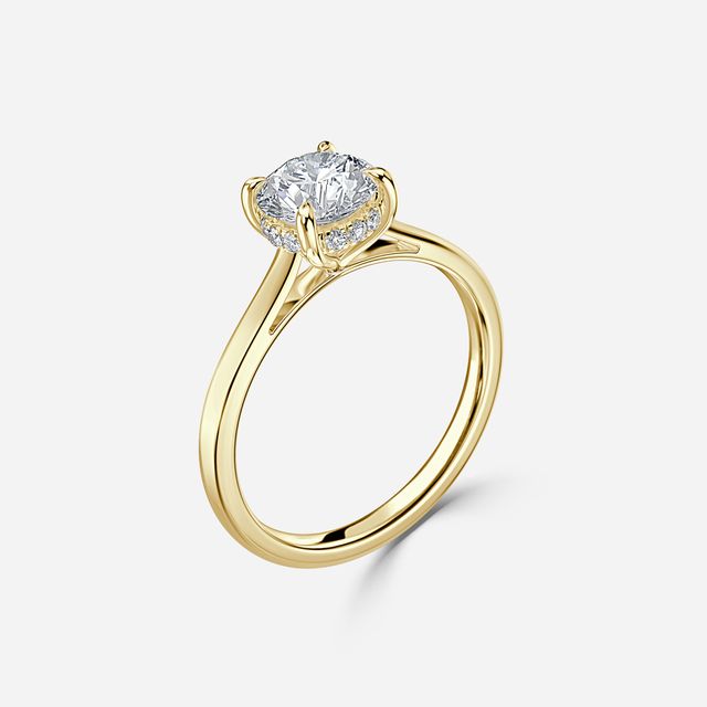 Geraldine Yellow Gold Engagement Ring