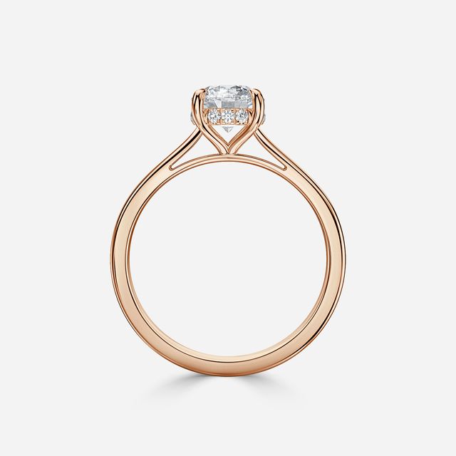 Geraldine Rose Gold Engagement Ring