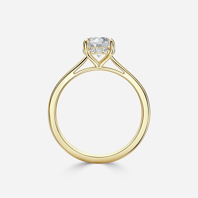 Geraldine Yellow Gold Engagement Ring