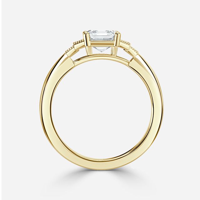 Ayana Yellow Gold Trilogy Engagement Ring