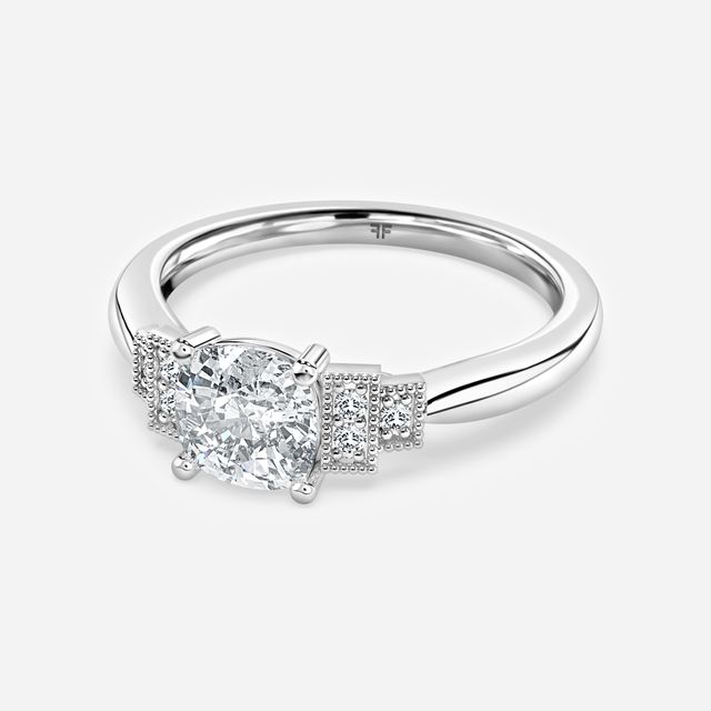 Ayana White Gold Trilogy Engagement Ring