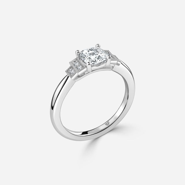 Ayana White Gold Trilogy Engagement Ring