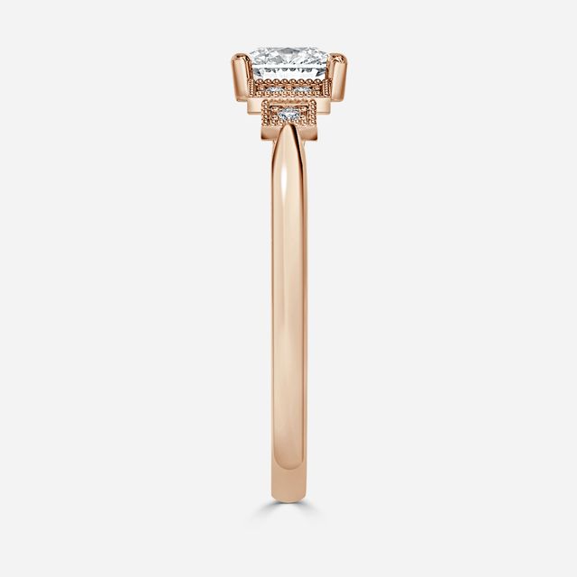 Ayana Rose Gold Vintage Engagement Ring