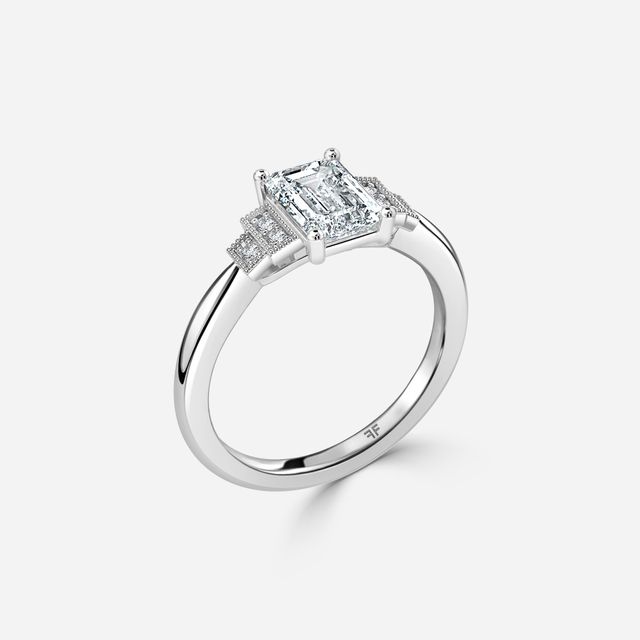Ayana White Gold Trilogy Engagement Ring