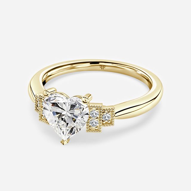 Ayana Yellow Gold Trilogy Engagement Ring