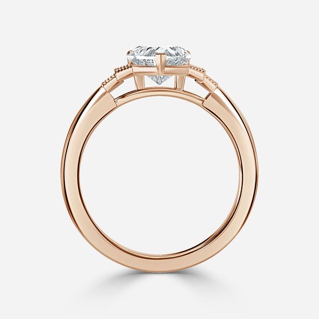 Ayana Rose Gold Vintage Engagement Ring