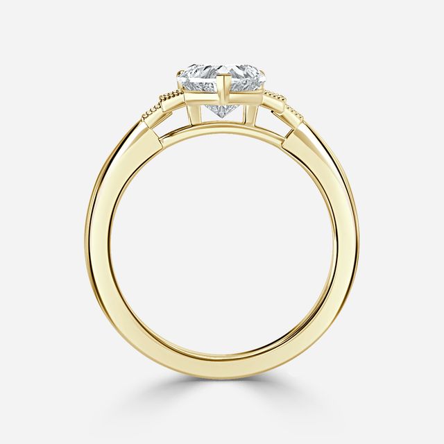 Ayana Yellow Gold Trilogy Engagement Ring