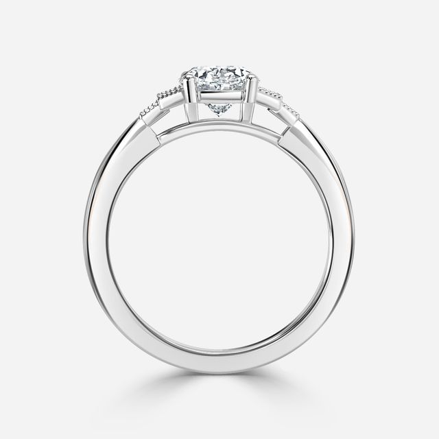 Ayana White Gold Trilogy Engagement Ring