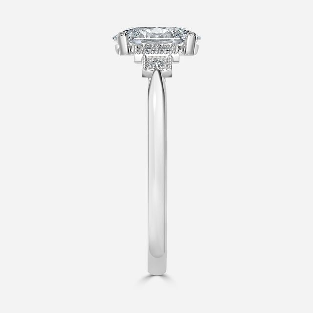 Ayana White Gold Trilogy Engagement Ring