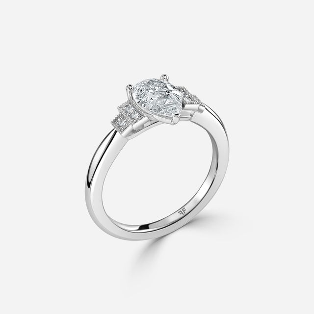 Ayana White Gold Trilogy Engagement Ring