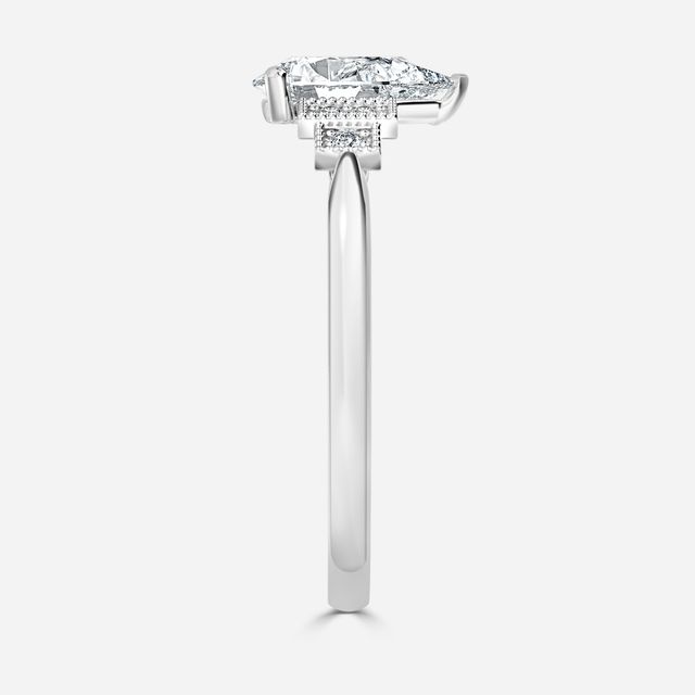 Ayana White Gold Trilogy Engagement Ring