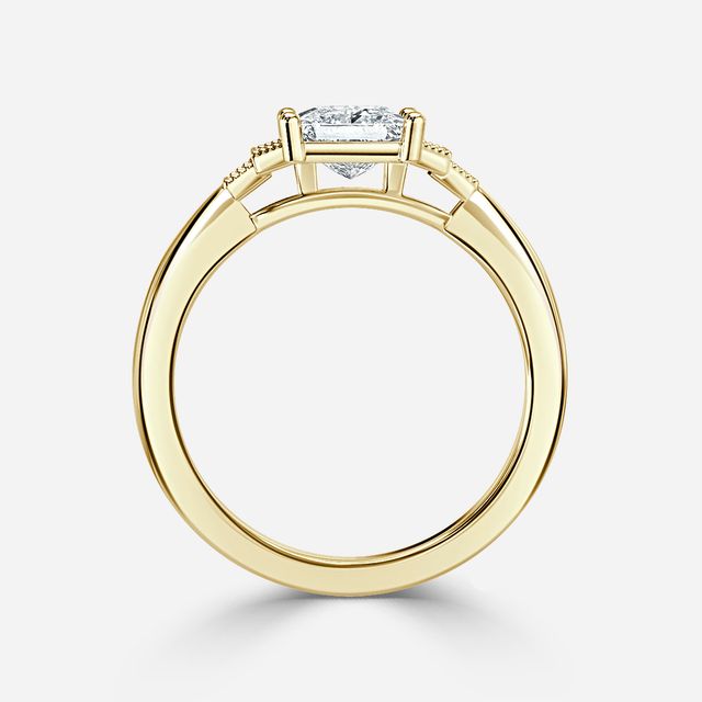 Ayana Yellow Gold Trilogy Engagement Ring