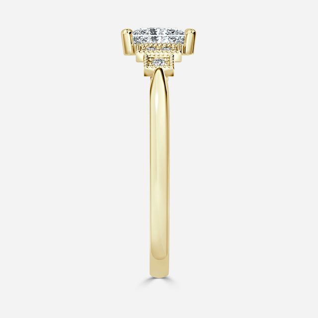 Ayana Yellow Gold Trilogy Engagement Ring