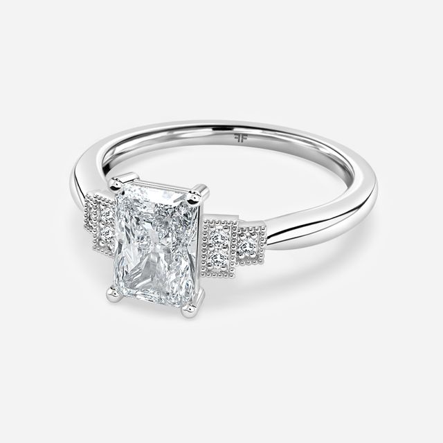 Ayana White Gold Trilogy Engagement Ring