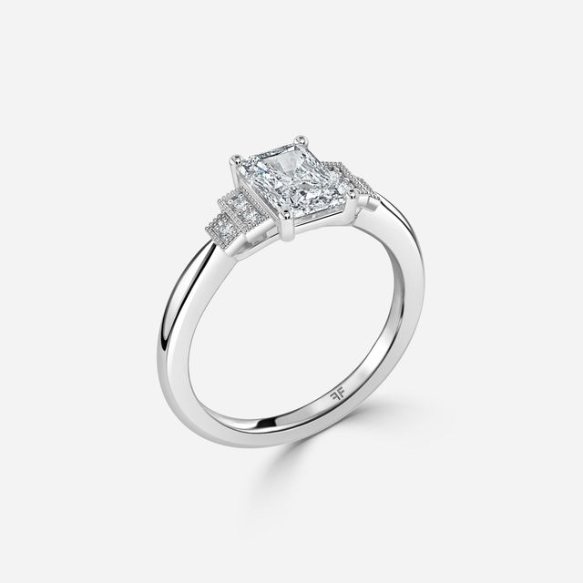 Ayana White Gold Trilogy Engagement Ring