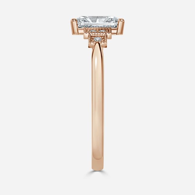 Ayana Rose Gold Vintage Engagement Ring