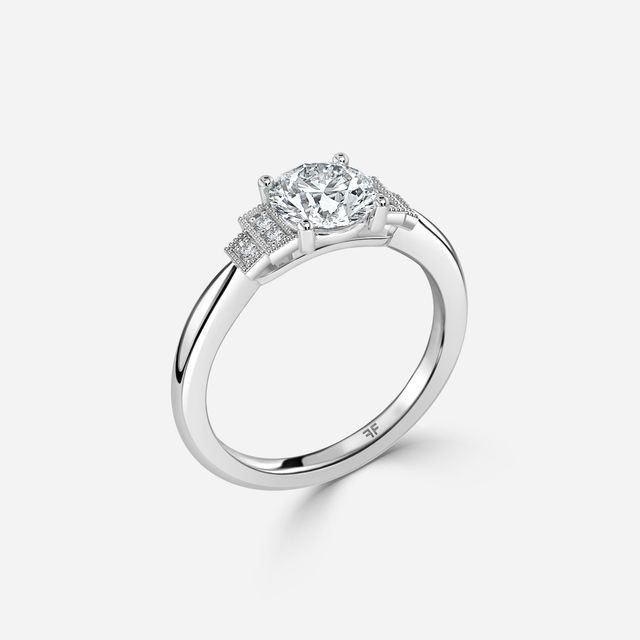 Ayana White Gold Trilogy Engagement Ring