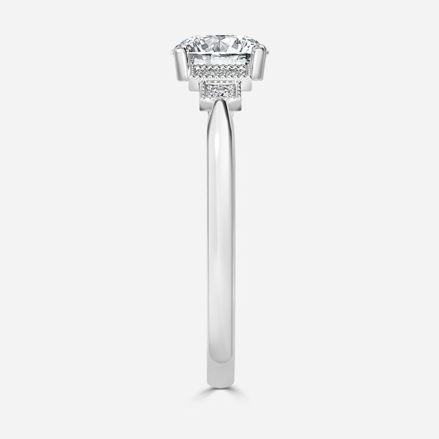 Ayana White Gold Trilogy Engagement Ring