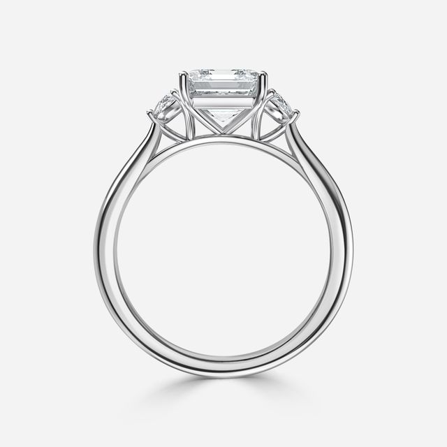 Moonlight White Gold Engagement Ring