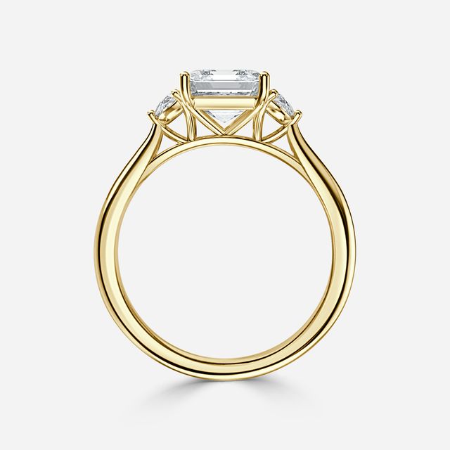 Moonlight Yellow Gold Engagement Ring